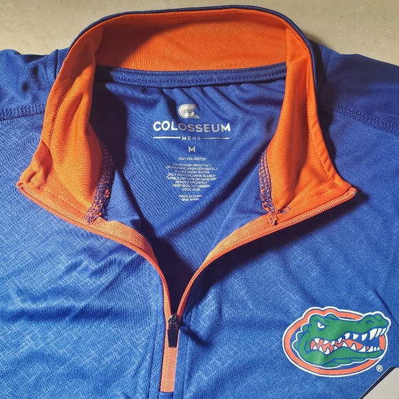 Men's UF Gators Quarterzip Sweater BNWT Lightweigh - Picture 4 of 7
